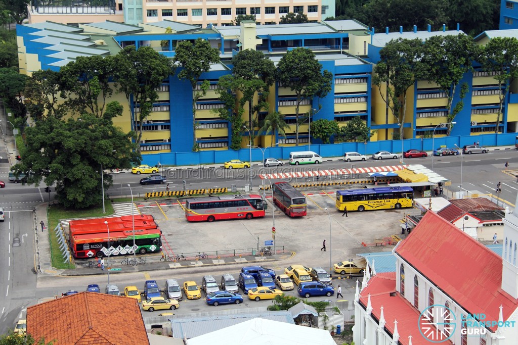 Queen Street Bus Terminal - Aerial view