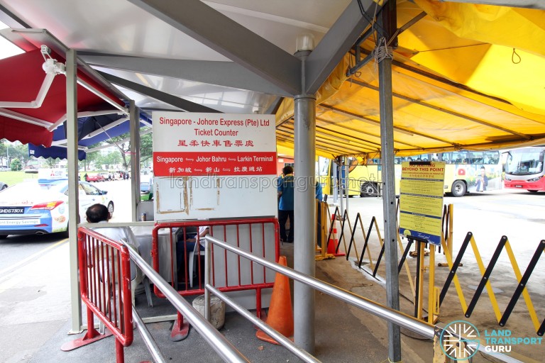 Queen Street Bus Terminal – Ticketing counters and queue lanes | Land ...
