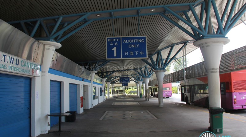 Tuas Bus Terminal in 2013 - Alighting Berth