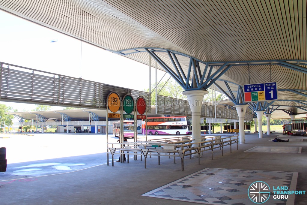 Tuas Bus Terminal - Passenger Concourse & Boarding Berth