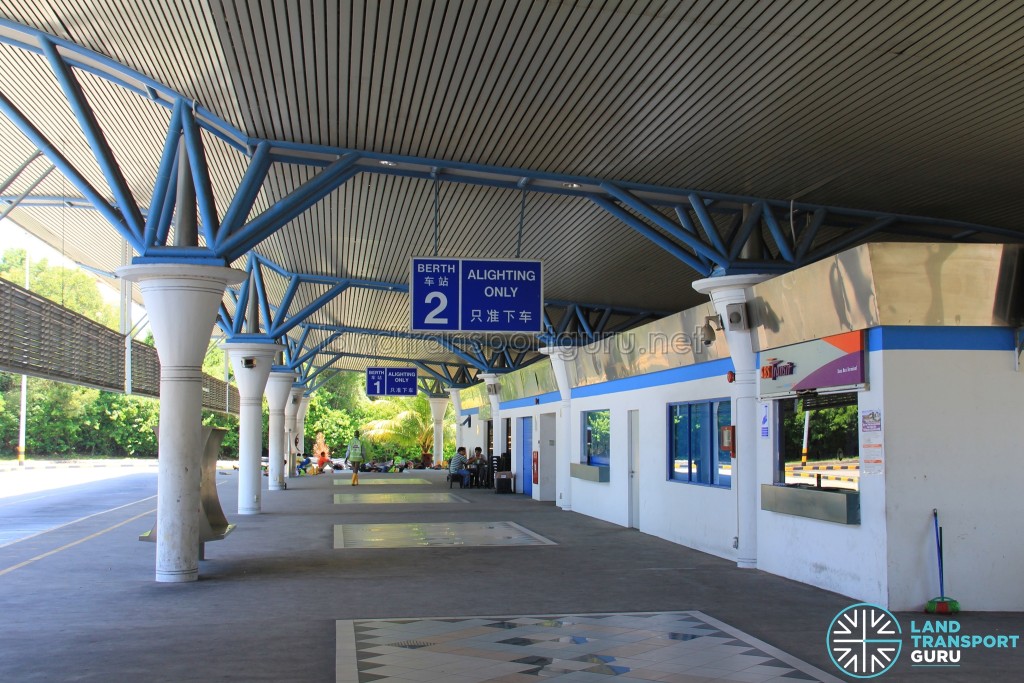 Tuas Bus Terminal - Alighting Berths