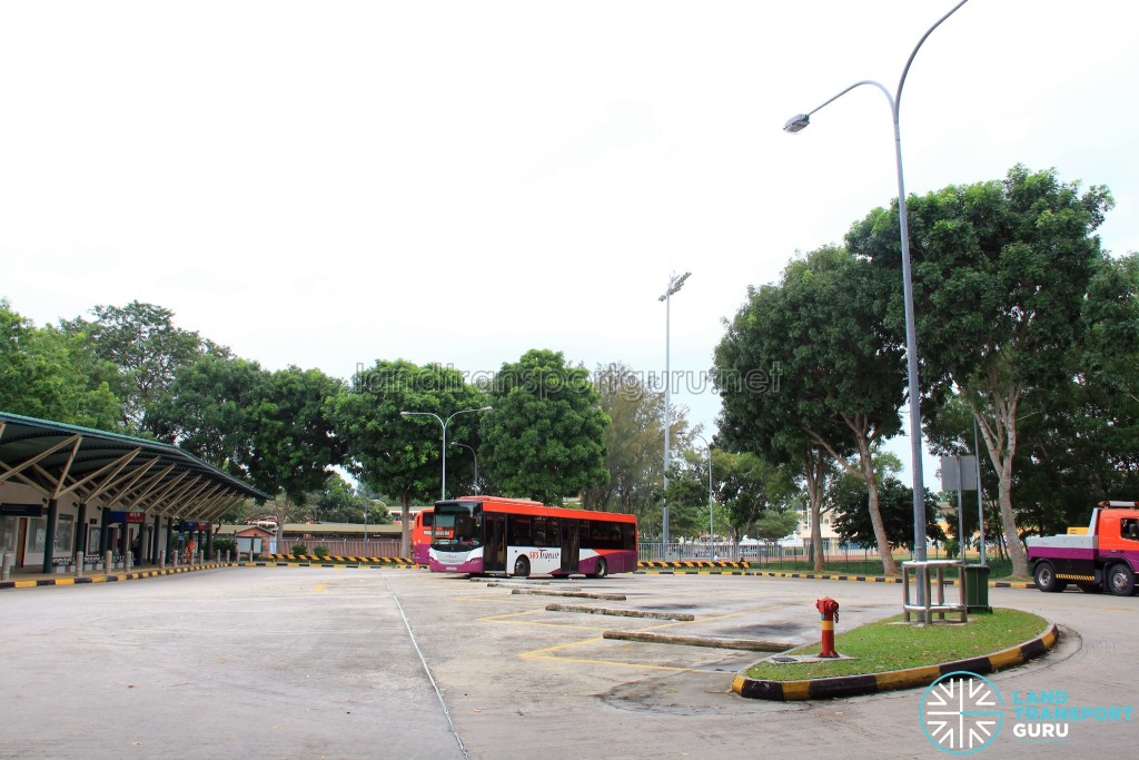Upper East Coast Bus Terminal in March 2013 - Bus park