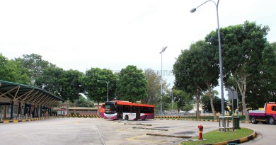 Upper East Coast Bus Terminal in March 2013 - Bus park