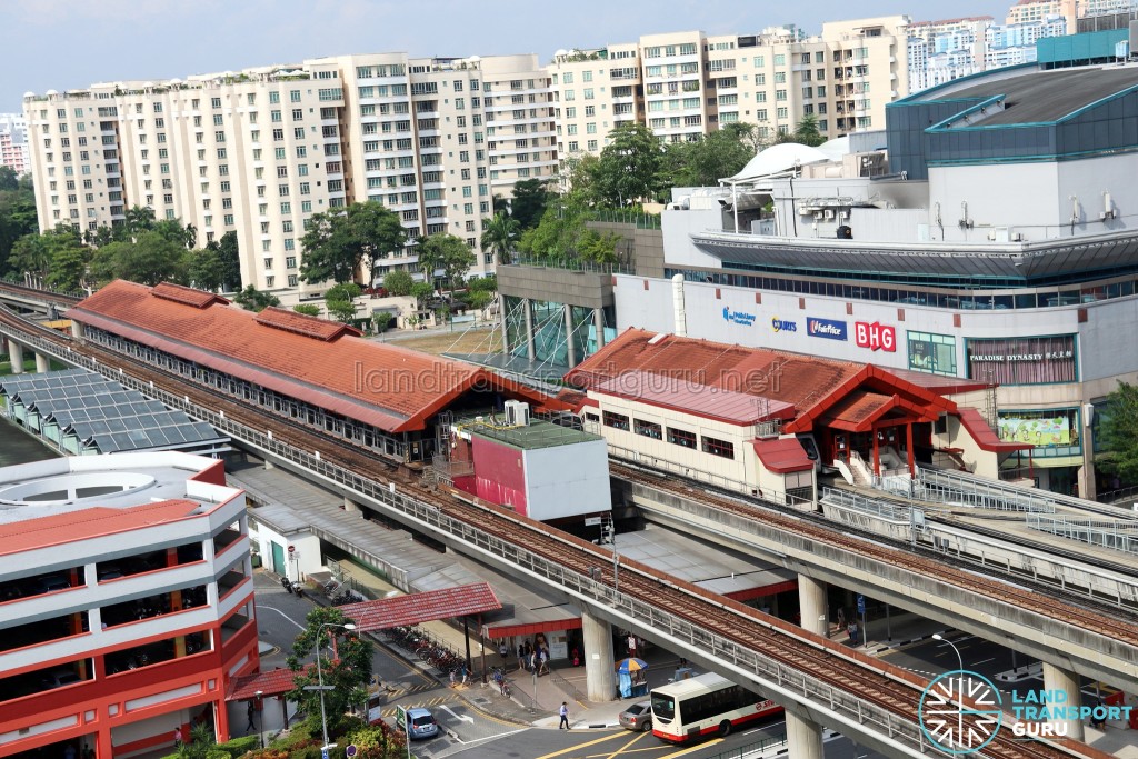Choa Chu Kang MRT/LRT Station - Aerial view