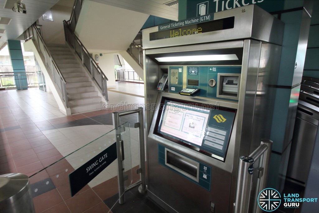 Punggol Point LRT Station - General Ticketing Machine