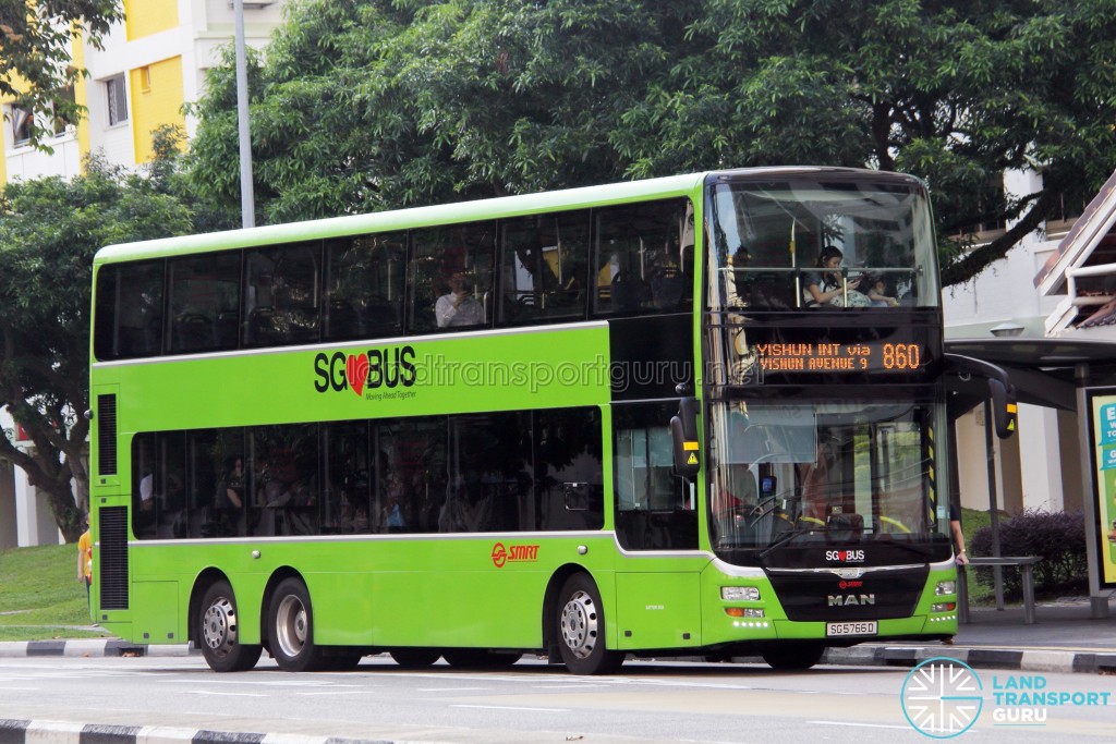 SMRT MAN A95 (SG5766D) - Service 860