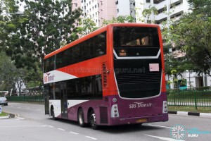 SBS Transit Scania K310UD (SBS7888K) - Training Bus - Rear