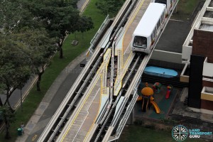 Bukit Panjang LRT: Crossover section