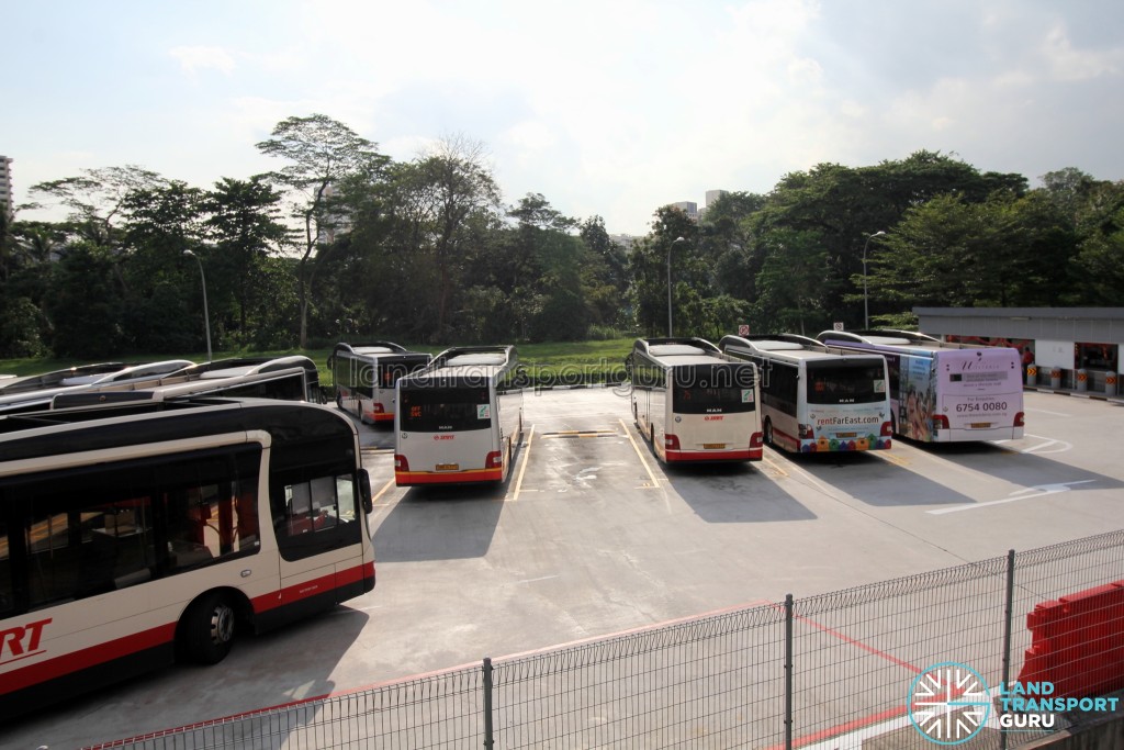 Bukit Panjang Temporary Bus Park - Parking lots