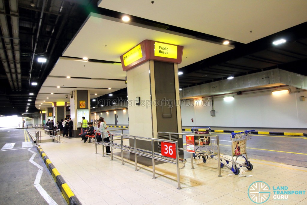 Changi Airport Terminal 1 Basement - Queue Lines for Service 36