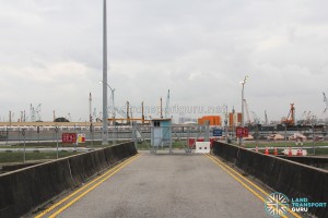 Changi Depot - Rear Entrance near Laguna Golf Green