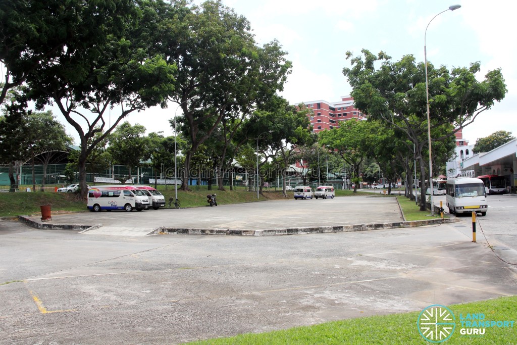 Defunct Hougang South Bus Interchange - Renovated Bus Park