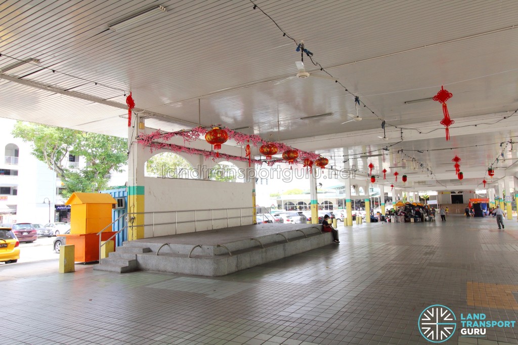 Defunct Hougang South Bus Interchange - Stage for community events