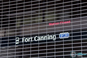 DT20 Fort Canning sign