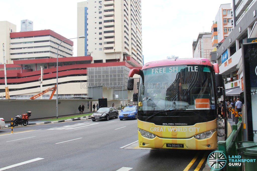 Great World City Shuttle - Chinatown Pickup Point