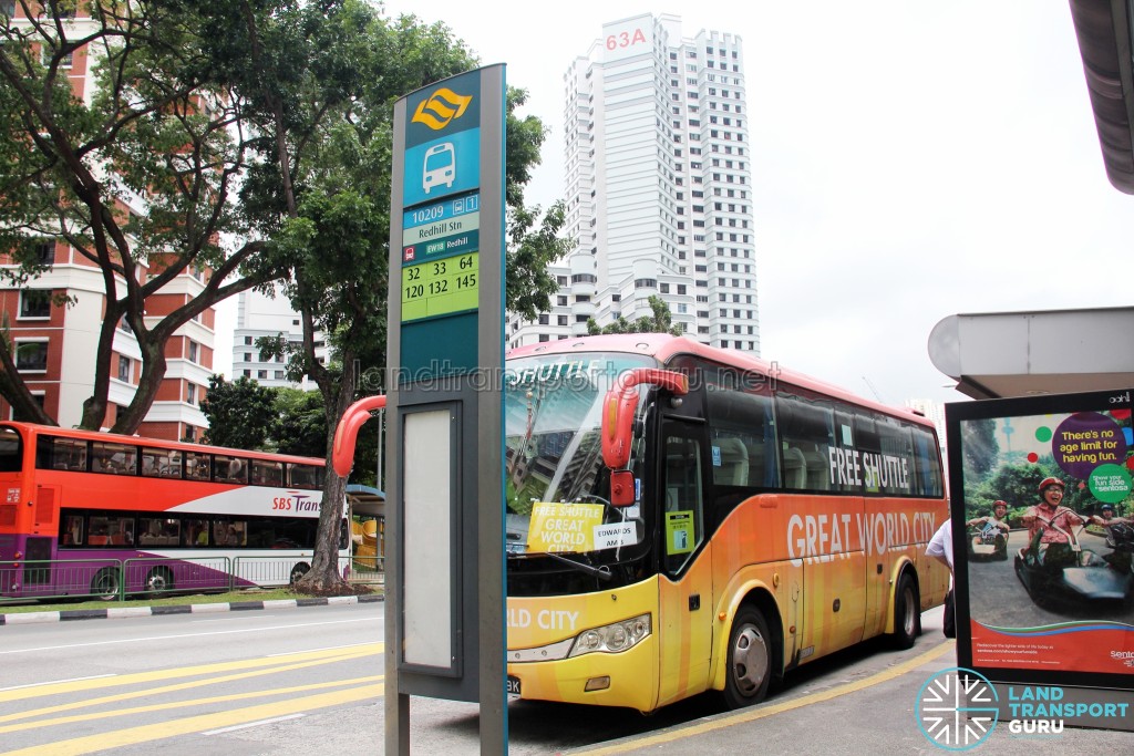 Great World City Shuttle - Redhill Pickup Point