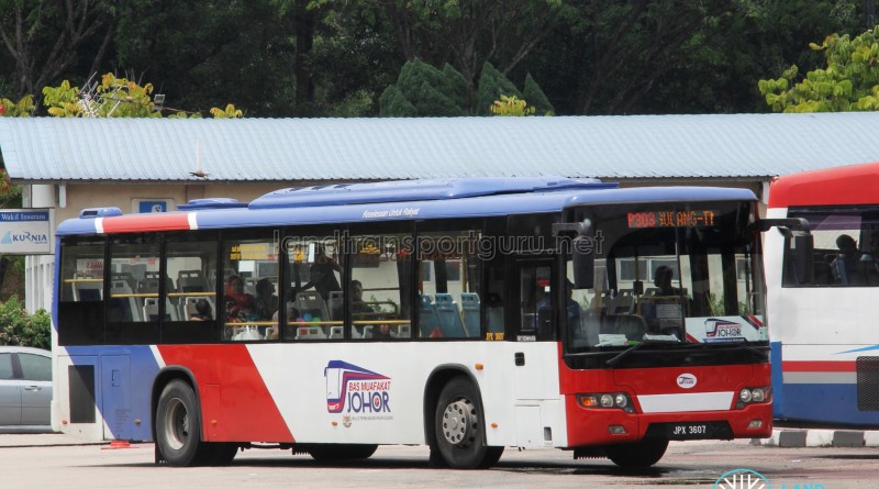 Maju Higer KLQ6128G (JPX3607) - Route P303