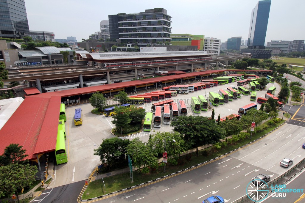 Jurong East Bus Interchange - Overhead