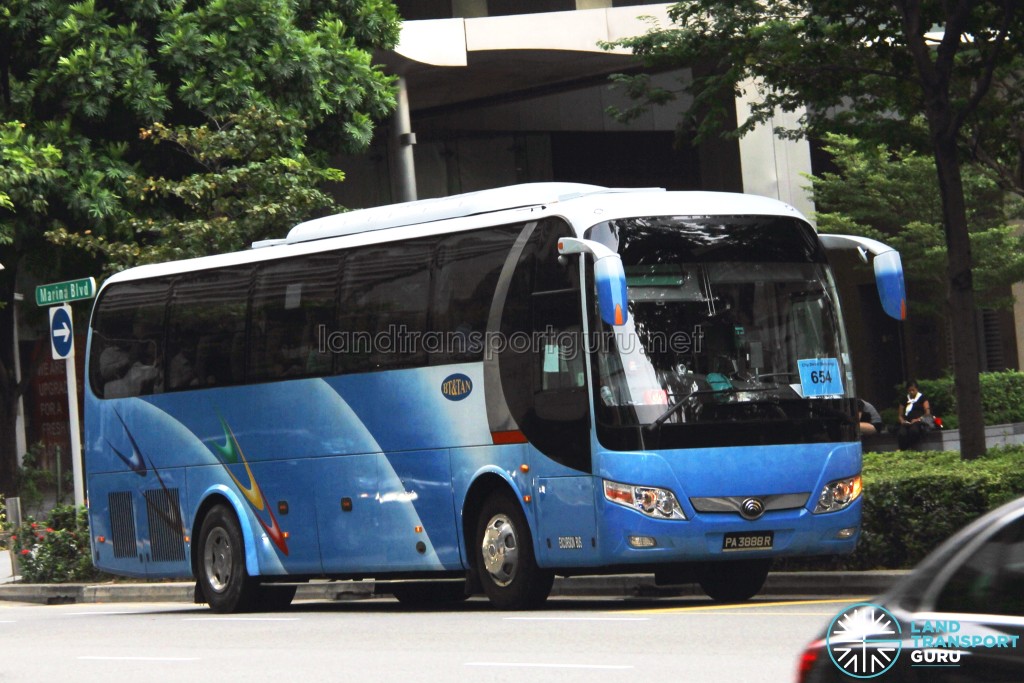 City Direct 654 - BT&Tan Yutong ZK6107H (PA3888R)