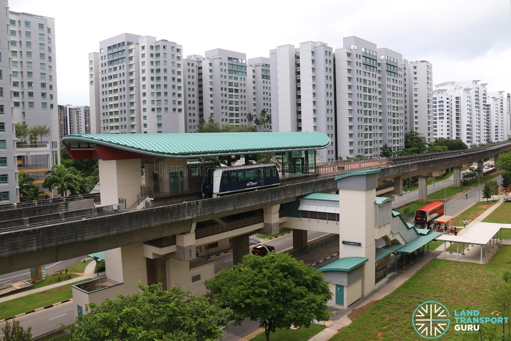 Kadaloor LRT Station - Overhead view