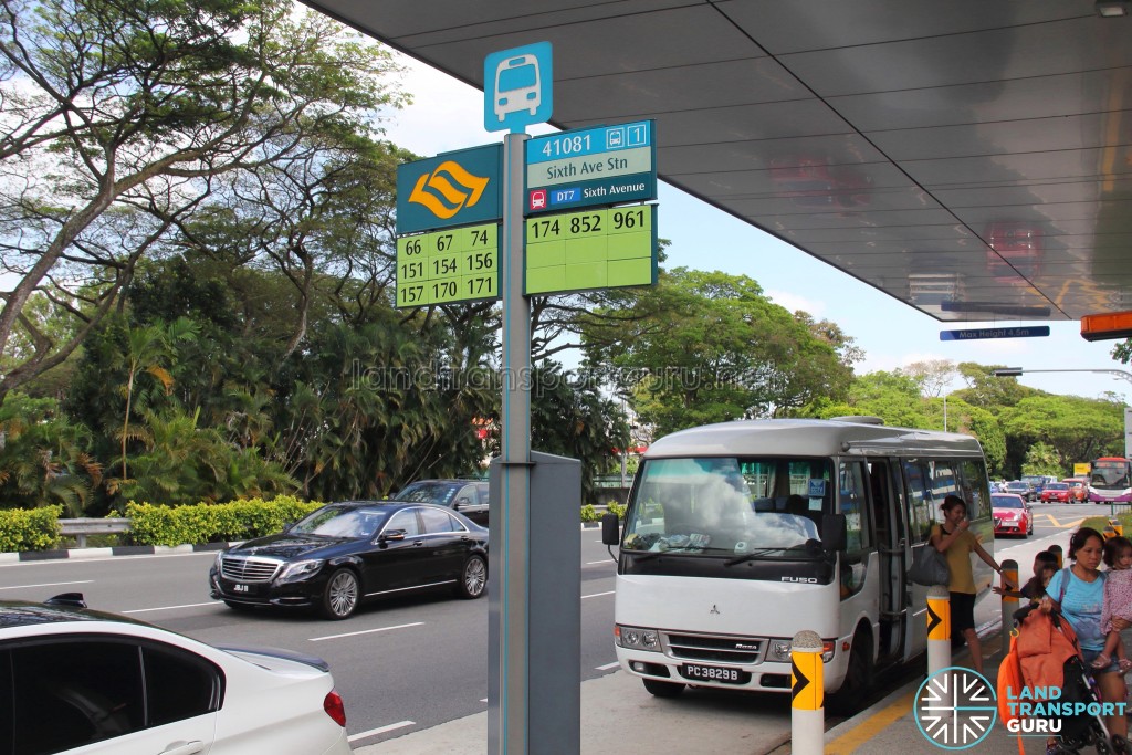The Grandstand Shuttle - Sixth Avenue Pickup Point
