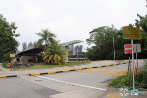 Tuas Bus Terminal - Vehicular ingress/egress leading to Tuas West Drive