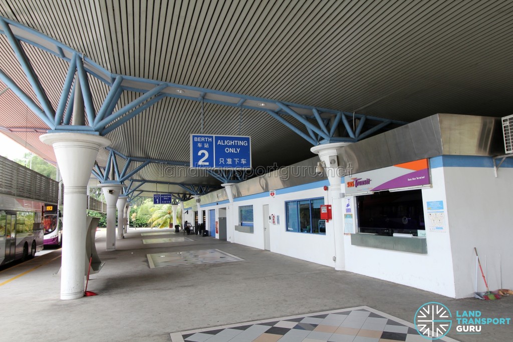 Tuas Bus Terminal - SBS Transit office near Alighting Berth 2