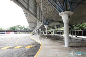 Tuas Bus Terminal - Concourse near Boarding Berth 3