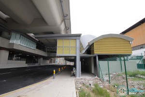 Tuas Crescent MRT Station - Exit A & Bus Stop along Pioneer Road (Westbound)