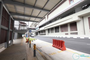 Tuas West Road MRT Station - Exit B & Pick-up/Drop-off Point along Pioneer Road (Westbound)