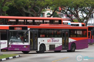 SBS Transit Volvo B10M MkIV (SBS2825A) - Service 33A