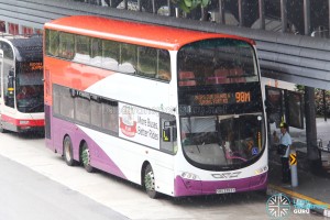 Tower Transit Volvo B9TL Wright (SBS3393Y) - Service 98M, skipping Jurong Island and Jurong Port Road