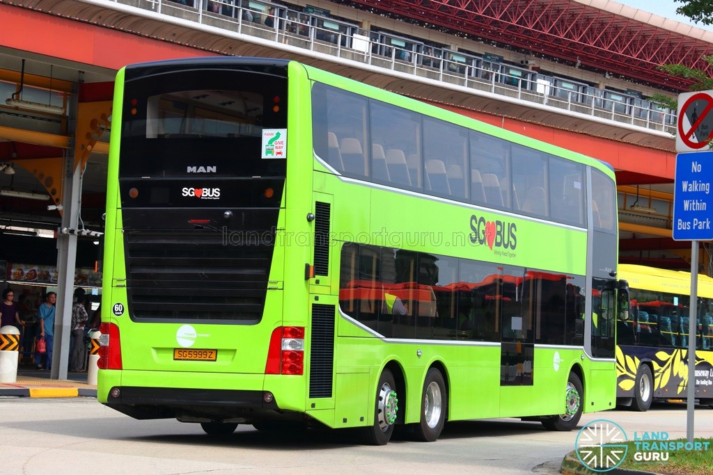 MAN Lion's City DD L (SG5999Z) - Training Bus - Rear