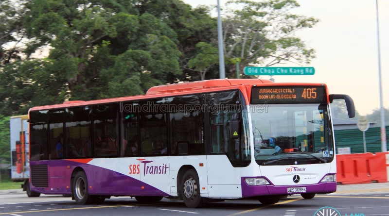 SBST Mercedes-Benz O530 Citaro (SBS6699X) - Service 405