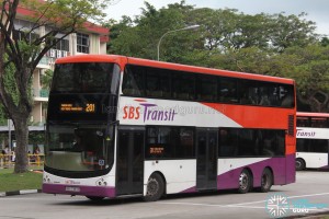 SBS Transit Volvo B9TL (CDGE) (SBS7387P) - Service 201