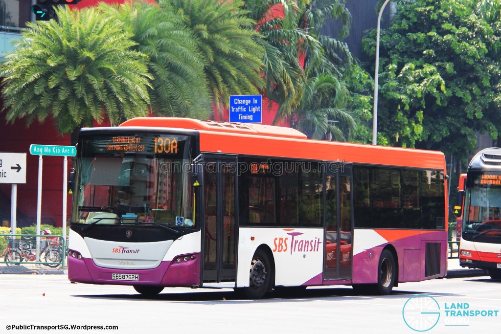 SBST Scania K230UB (SBS8762H) - Service 130A