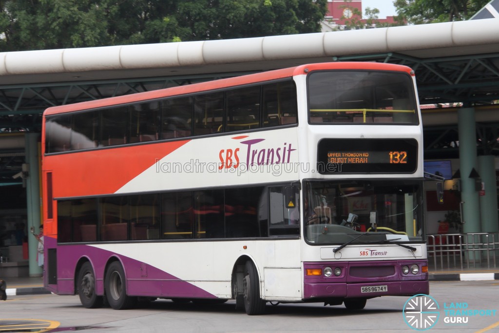 SBS Transit Dennis Trident (SBS9674Y) - Service 132