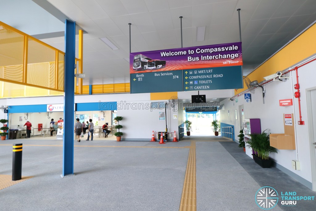 Compassvale Bus Interchange - Concourse near Berth B2