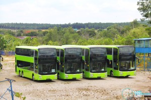 Gemilang Coachworks - Assembled MAN A95 Facelift buses in storage - SG5842S, SG5822A, SG5824U and SG5824Y
