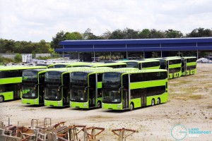 Gemilang Coachworks - Assembled MAN A95 Facelift buses in storage - SG5842S, SG5822A, SG5824U and SG5824Y