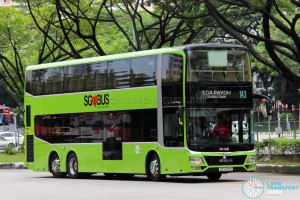 Tower Transit - MAN Lion's City DD L Concept Bus (SG5999Z) - Service 143
