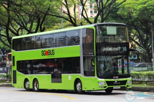 Tower Transit - MAN Lion's City DD L Concept Bus (SG5999Z) - Service 143