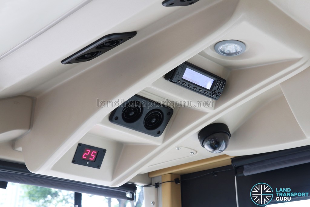 MAN Lion's City DD L Concept Bus (SG5999Z) - Overhead of driver's console