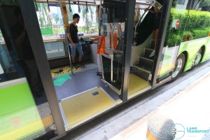 MAN Lion's City DD L Concept Bus (SG5999Z) - Exterior view of exit doors
