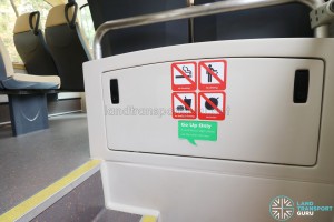 MAN Lion's City DD L Concept Bus (SG5999Z) - Front staircase warning signs