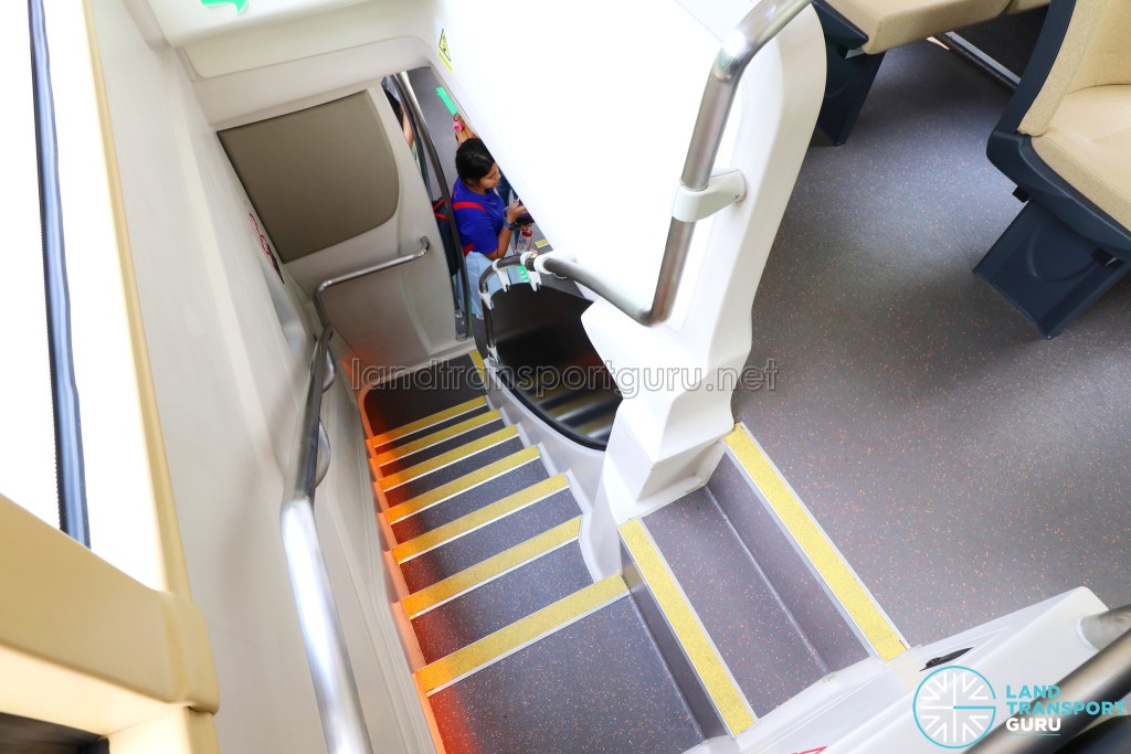 MAN Lion's City DD L Concept Bus (SG5999Z) - Front staircase with two landings