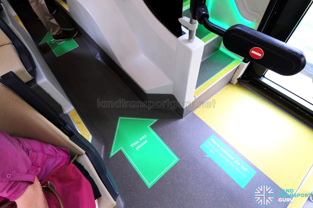 MAN Lion's City DD L Concept Bus (SG5999Z) - Lower deck floor stickers