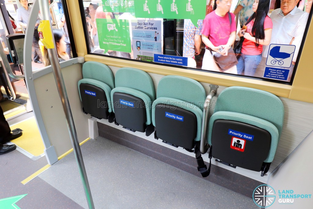 MAN Lion's City DD L Concept Bus (SG5999Z) - Priority seats in the stowed position