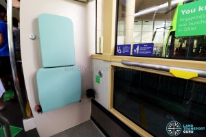 MAN Lion's City DD L Concept Bus (SG5999Z) - Wheelchair Bay backrest, integrated with foldable seat. Seatbelt and USB Charging Port also available.