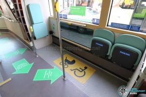 Wheelchair Bay onboard a public bus